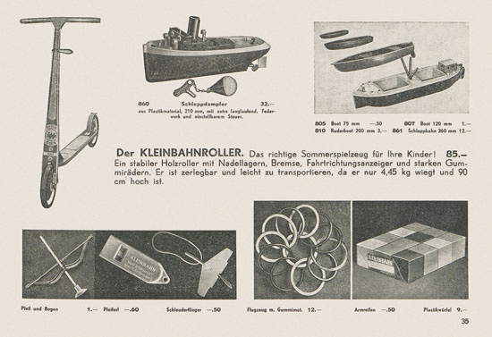 Kleinbahn Hauptkatalog 1955