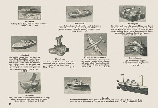 Kleinbahn Hauptkatalog 1955