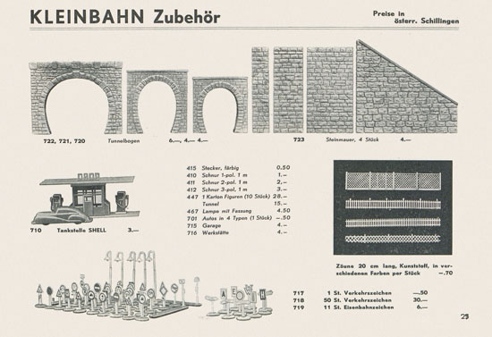 Kleinbahn Hauptkatalog 1962