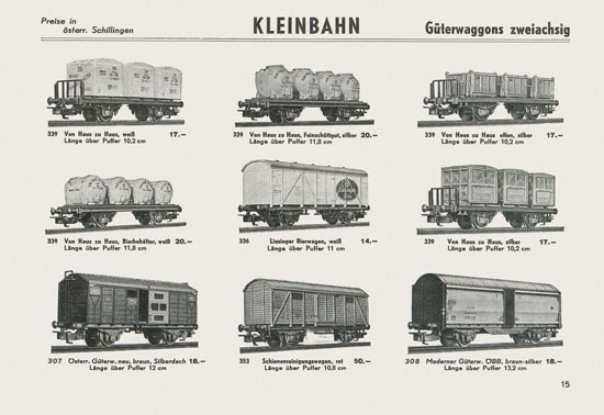 Kleinbahn Katalog 1965-1966