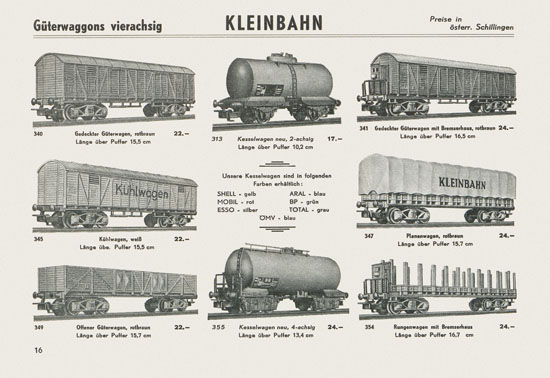 Kleinbahn Katalog 1965-1966