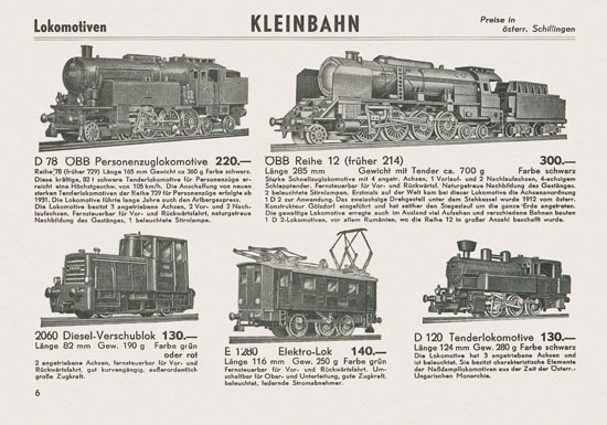 Kleinbahn Katalog 1967-1968