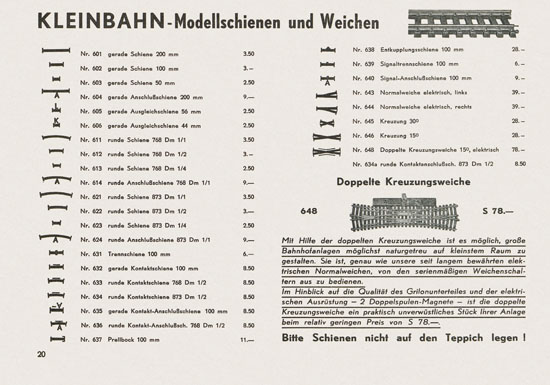 Kleinbahn Katalog 1967-1968