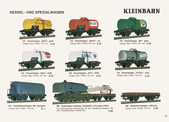 Kleinbahn Katalog 1969