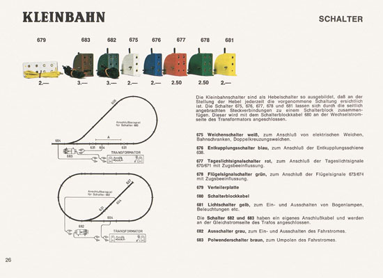 Kleinbahn Katalog 1969