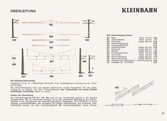 Kleinbahn Katalog 1969