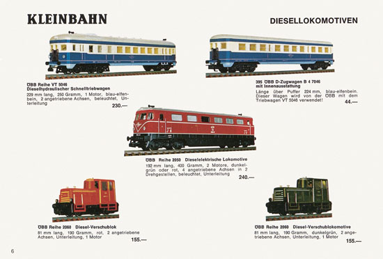 Kleinbahn Katalog 1971-1972