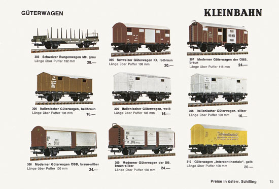 Kleinbahn Katalog 1971-1972