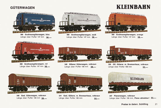 Kleinbahn Katalog 1971-1972