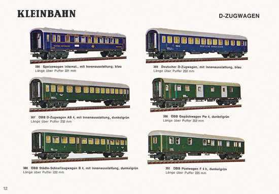 Kleinbahn Katalog 1973-1974