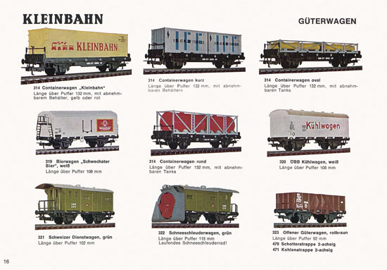 Kleinbahn Katalog 1973-1974