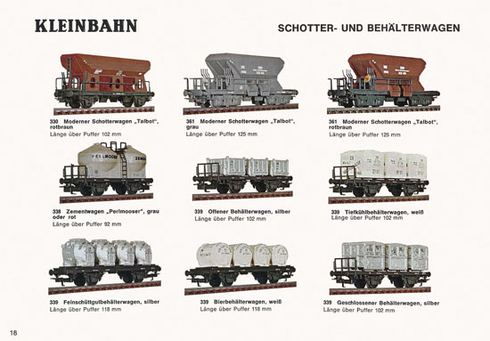 Kleinbahn Katalog 1973-1974