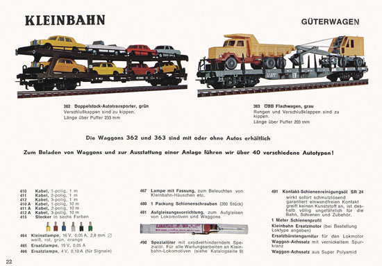 Kleinbahn Katalog 1973-1974