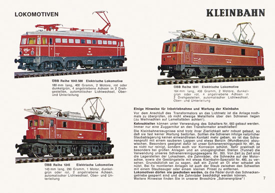 Kleinbahn Katalog 1975-1976