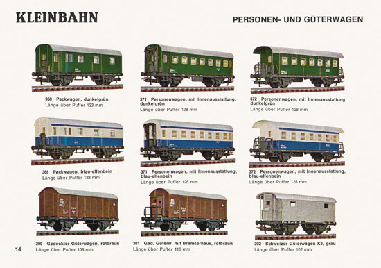 Kleinbahn Katalog 1975-1976