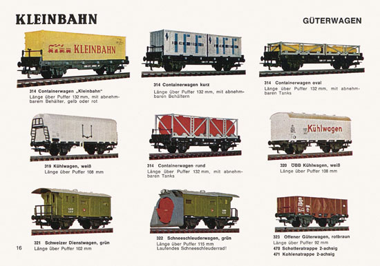 Kleinbahn Katalog 1975-1976