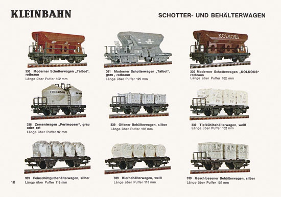 Kleinbahn Katalog 1975-1976