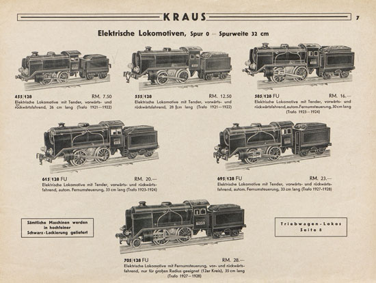 Kraus Fandor Sonderkatalog Nr. 19 wohl 1933