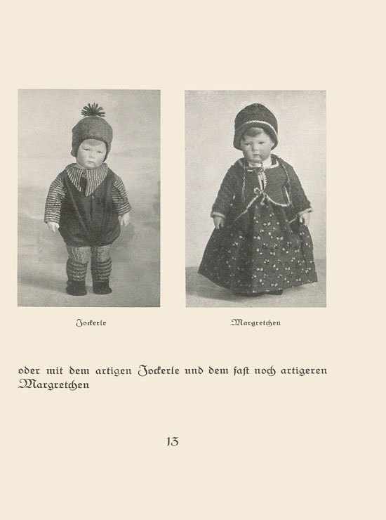 Käthe Kruse Puppen Katalog 1915