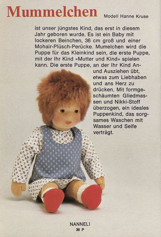 Käthe Kruse Puppen Katalog 1981-1982