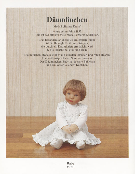 Käthe Kruse Puppen Katalog 1990