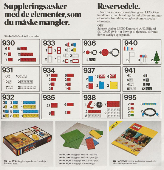 Lego Prospekt 1976