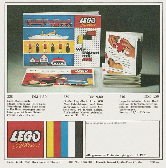 Lego System Sortiment 1967