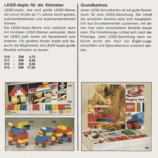 Lego Katalog 1970