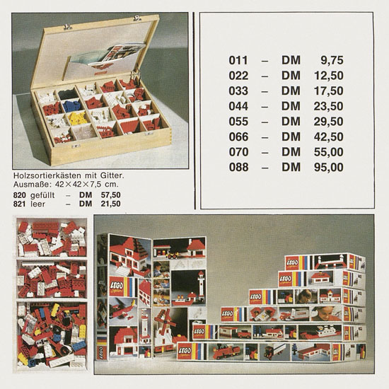 Lego Katalog 1970