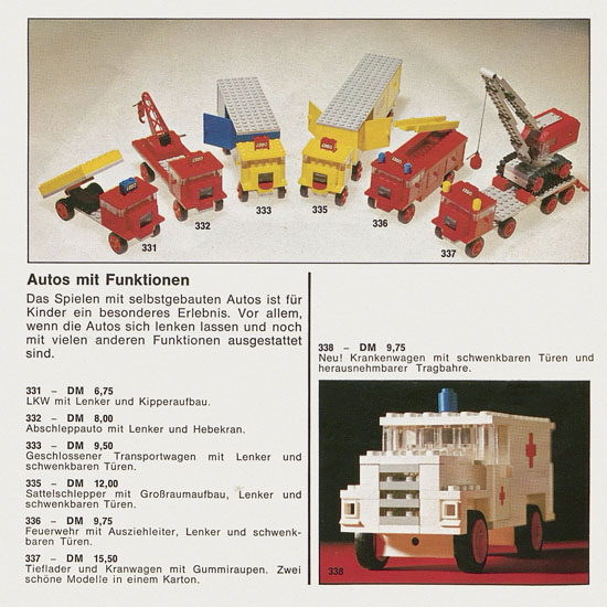 Lego Katalog 1970