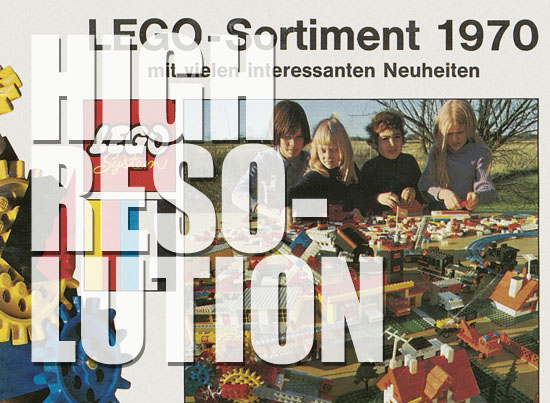 Lego Katalog 1970