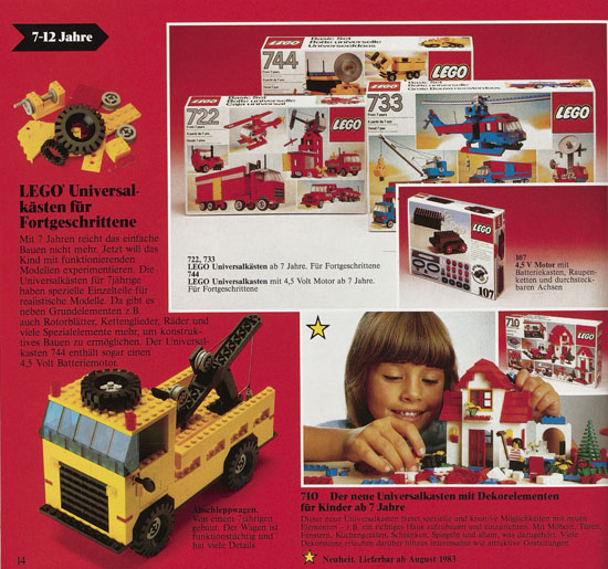 Lego & Duplo Programm 1983