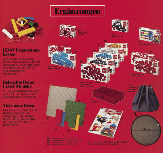 Lego & Duplo Programm 1983