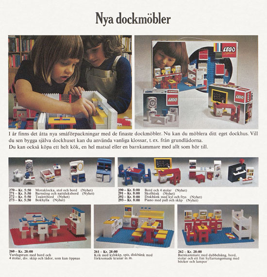 Lego catalogue Sweden 1973