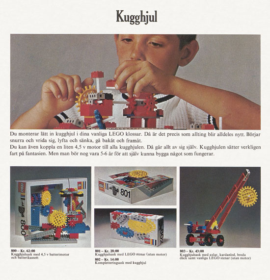 Lego catalogue Sweden 1973