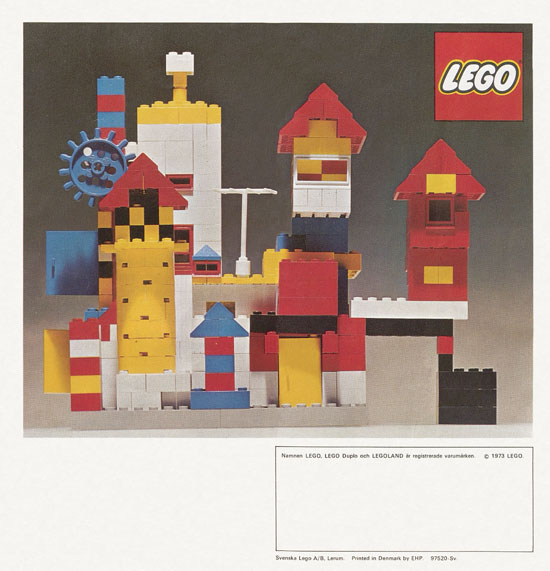 Lego catalogue Sweden 1973