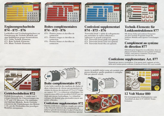 Lego Technic Katalog 1981