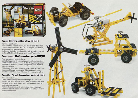 Lego Technic Katalog 1982