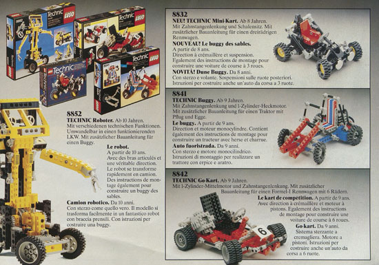 Lego Technic Prospekt 1988