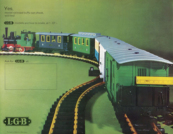 Lehmann Gross-Bahn Katalog 1969-1970