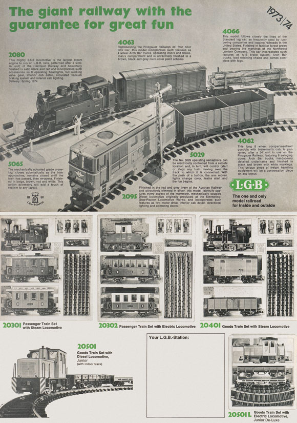 LGB Lehmann Programm 1973-1974