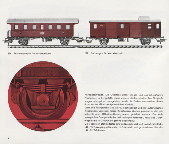 Liliput H0-Modellbahn Katalog 1962