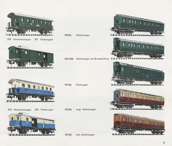 Liliput H0-Modellbahn Katalog 1962