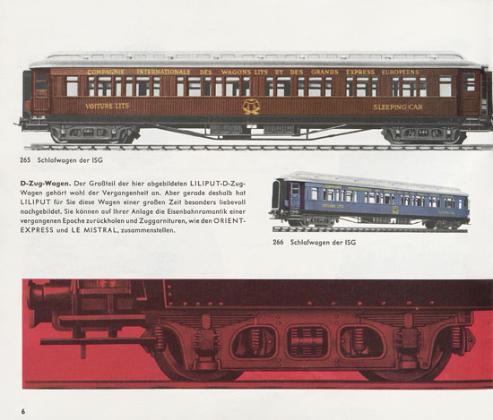 Liliput H0-Modellbahn Katalog 1962