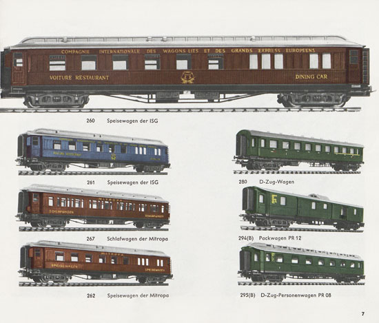 Liliput H0-Modellbahn Katalog 1962