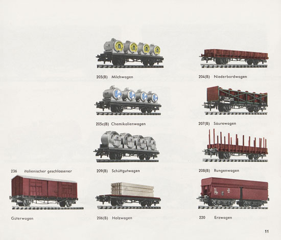 Liliput H0-Modellbahn Katalog 1962