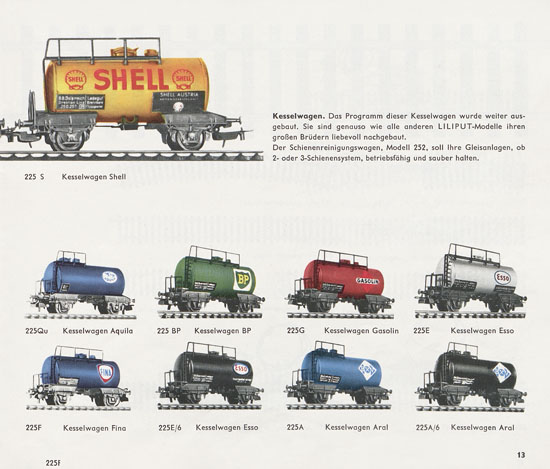 Liliput H0-Modellbahn Katalog 1962