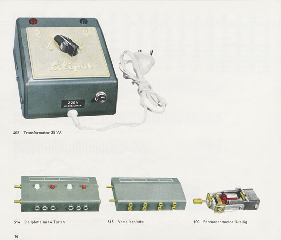 Liliput H0-Modellbahn Katalog 1962