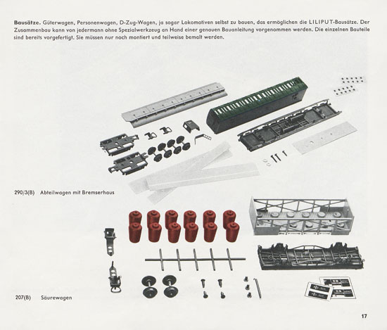 Liliput H0-Modellbahn Katalog 1962