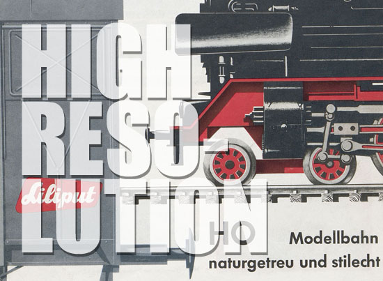 Liliput H0-Modellbahn Katalog 1962